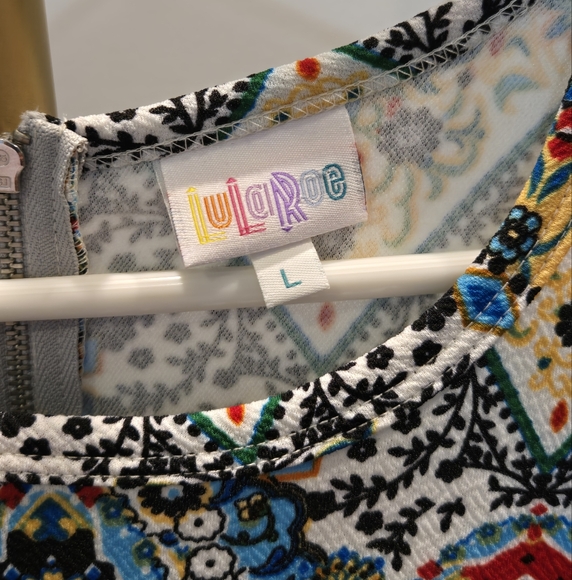 LuLaRoe Large Ameila Dress - Picture 2 of 5